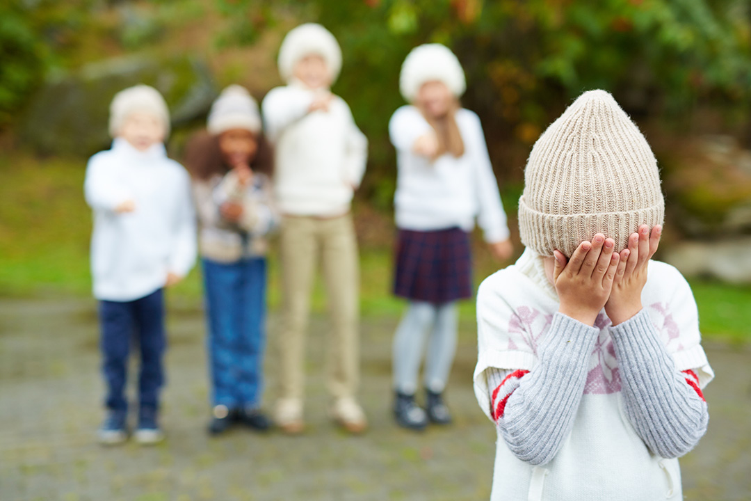 bullying and taunting a lone person