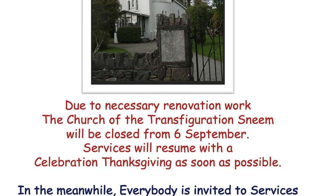 Temporary closure notice